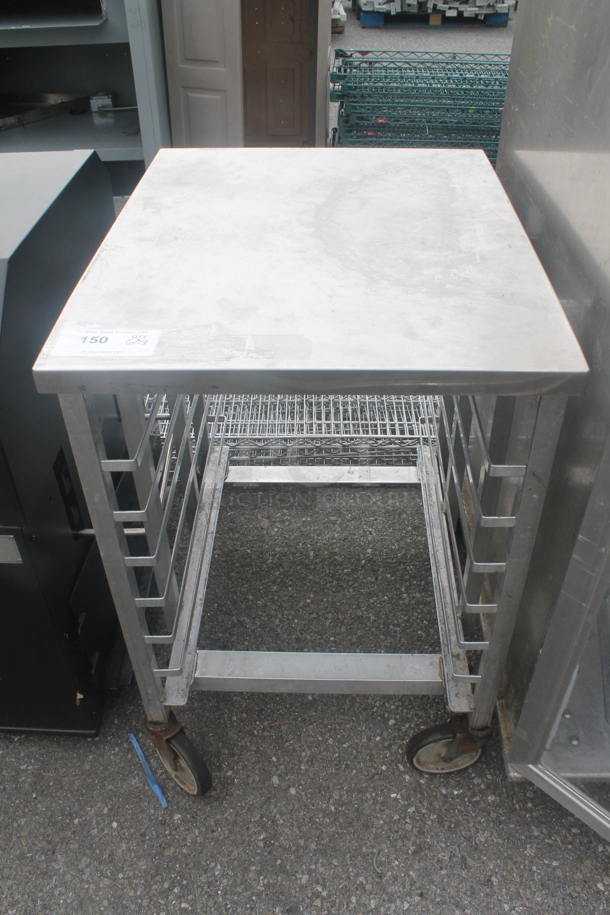 Metal Commercial Pan Transport Rack on Commercial Casters. - Image 1 of 4