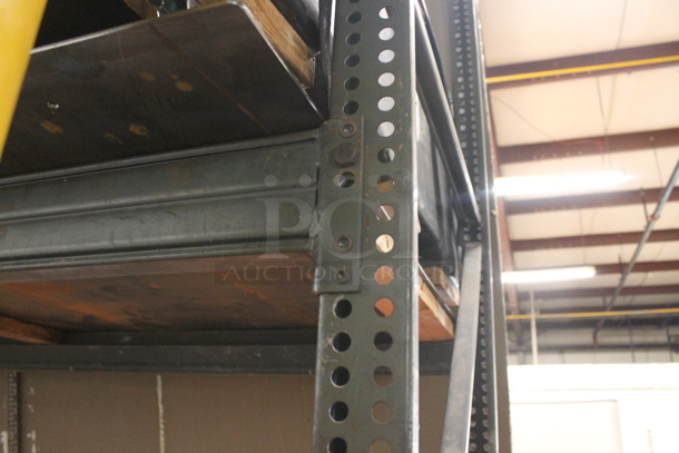 ALL ONE MONEY! Lot of Gray Metal Pallet Racking. Does Not Include Contents. BUYER MUST REMOVE. - Image 4 of 5