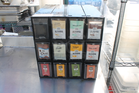Countertop 12 Flavor Coffee Holder.