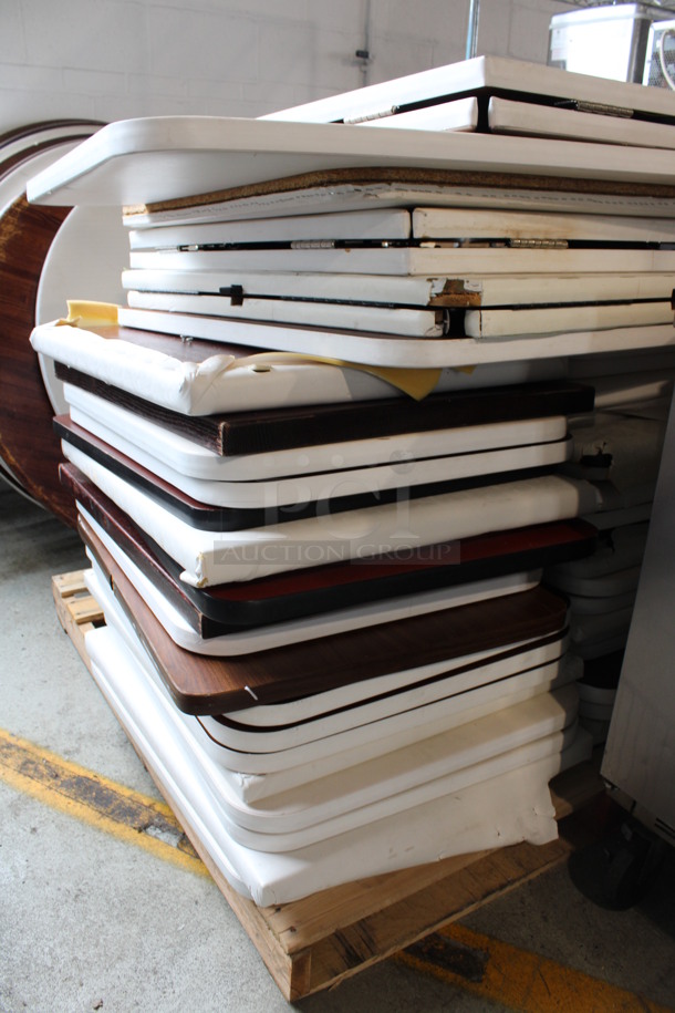 PALLET LOT of 34 Various Round Tabletops. Includes 48x30x1.5. 34 Times Your Bid! - Image 5 of 6