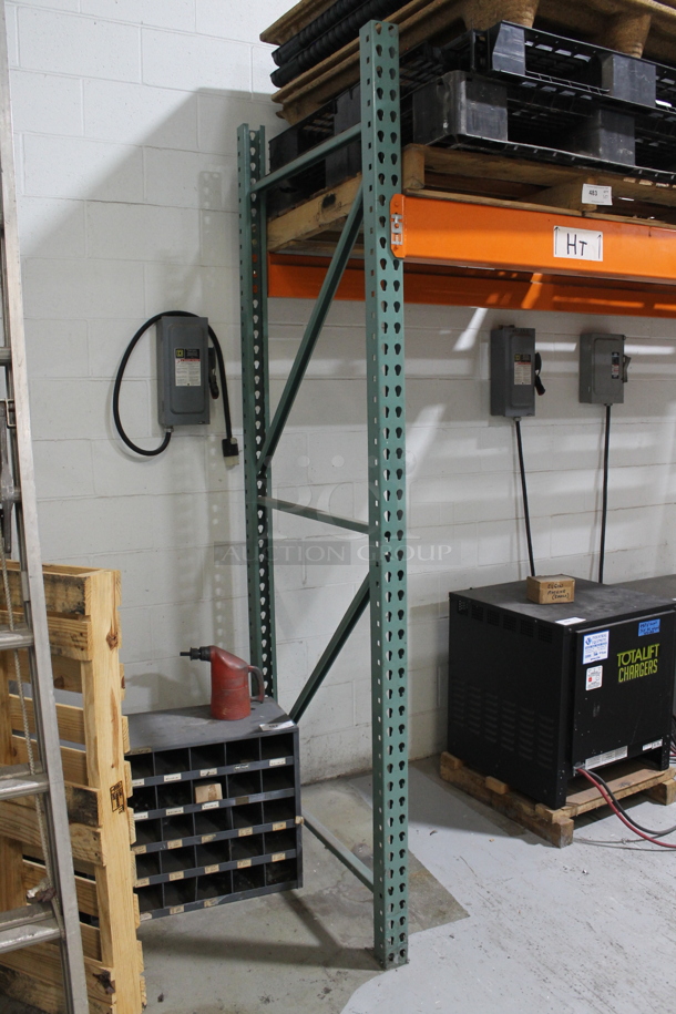 ALL ONE MONEY! Lot of Orange and Green Metal Pallet Racking. Does Not Include Contents. BUYER MUST REMOVE. - Image 2 of 4