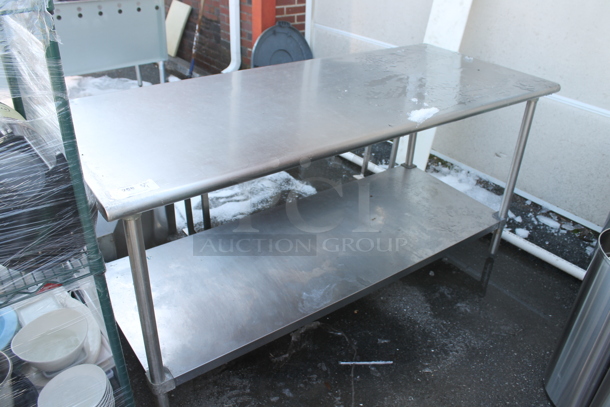 Stainless Steel Table w/ Under Shelf. - Image 1 of 4