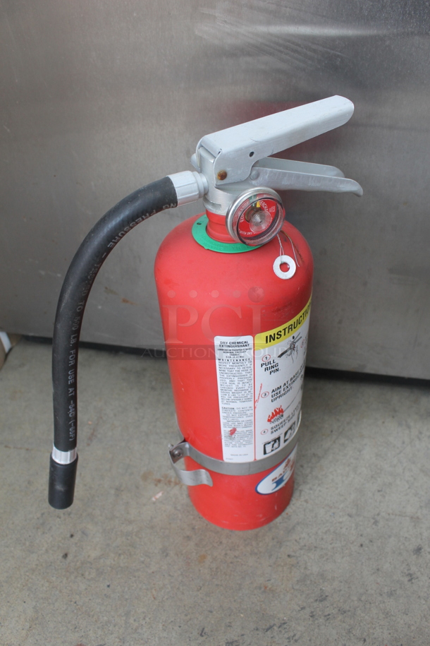 Badger Dry Chemical Fire Extinguisher. Buyer Must Pick Up - We Will Not Ship This Item. 