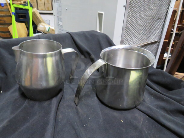 Stainless Steel Creamer. 2XBID