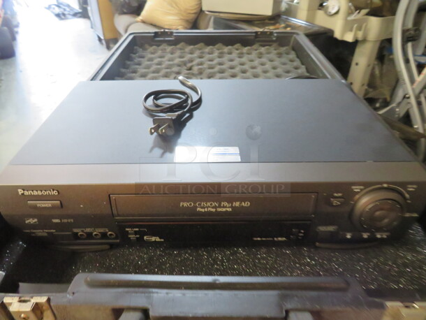 One Panasonic VCR.  - Image 1 of 1