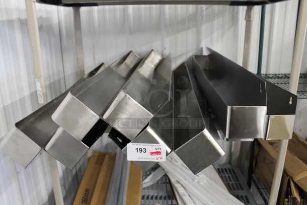 6 BRAND NEW SCRATCH AND DENT! Stainless Steel Speedwells; 3 Double and 3 Single. Includes 41x4x6, 42x8x9.5. 6 Times Your Bid!  - Image 1 of 4