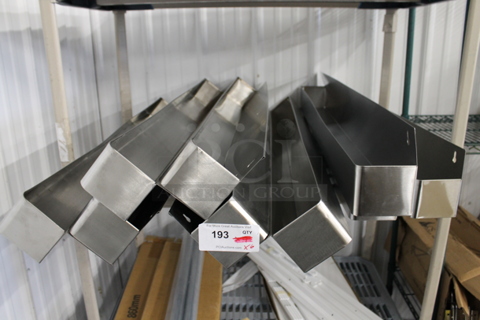 6 BRAND NEW SCRATCH AND DENT! Stainless Steel Speedwells; 3 Double and 3 Single. Includes 41x4x6, 42x8x9.5. 6 Times Your Bid! 