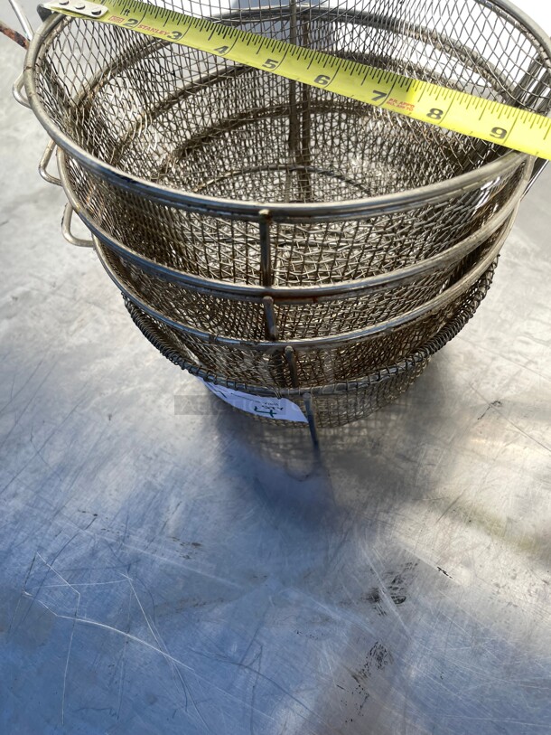 Commercial Round Frying Baskets NSF - Image 6 of 7