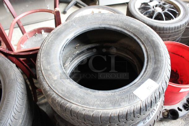4 Various Tires Including Fuzion 225/60R16 98H. Includes 26x9x26. 4 Times Your Bid! - Image 3 of 5