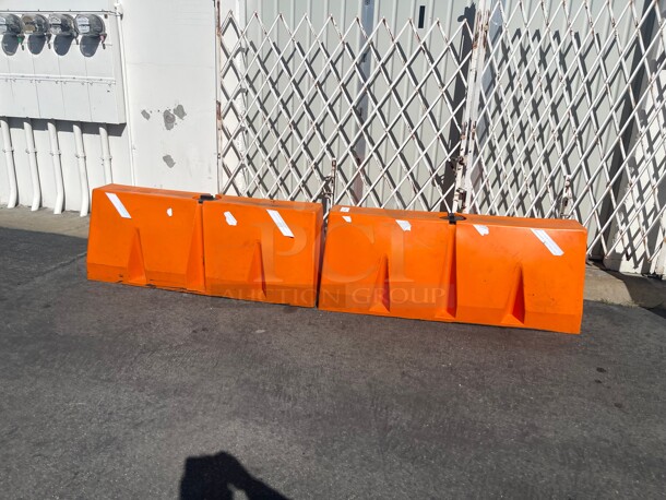 Clean! Commercial Traffic Barrier - 60 x 16 x 24 inch Great for Blocking Parking lot - Image 3 of 9
