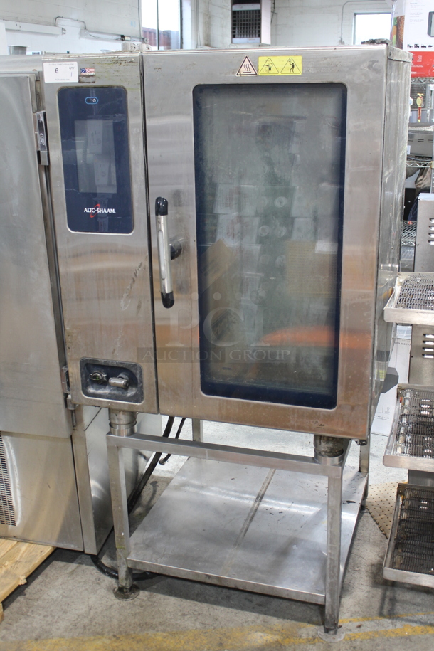 2021 Alto Shaam CTP10-10E Stainless Steel Commercial Electric Powered Combi Convection Oven on Stand. 208-240 Volts, 3 Phase. - Image 1 of 6