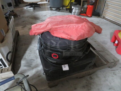One B Air Inflatable Blower With Inflatable.