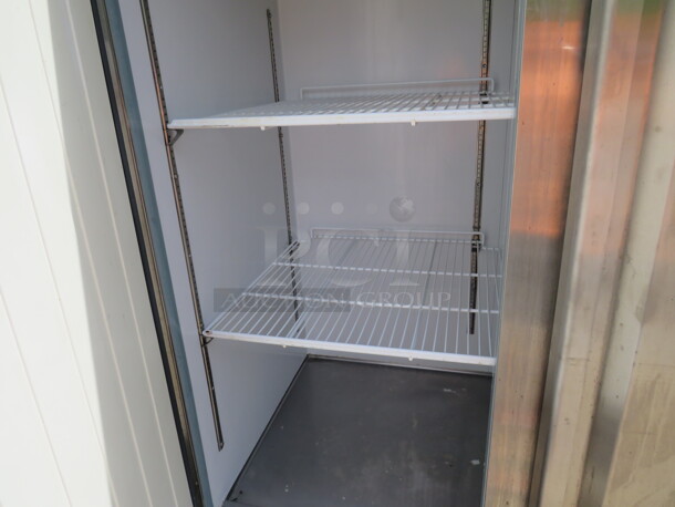 One Working Stainless Steel 3 Door Polar FREEZER With 6 Racks. Model# GE006. 115 Volt. 80X33X77 - Image 3 of 5