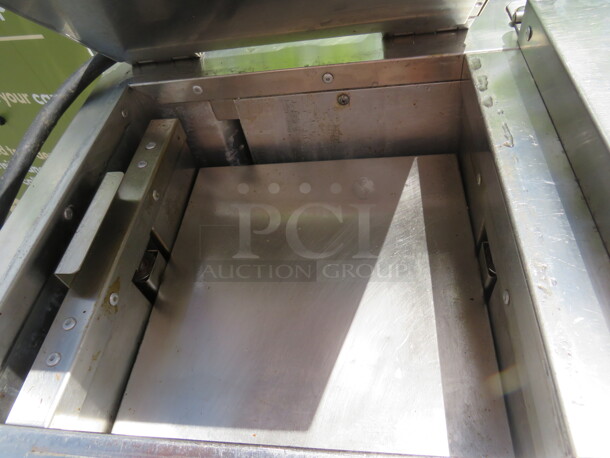 One Stainless Steel Aladdin Temp Rite Plate Warmer On Casters. 208 Volt. Model# DH08. 46X23X43.5 - Image 2 of 2