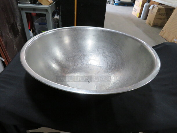 One 19 Inch Stainless Steel Bowl. - Image 1 of 1