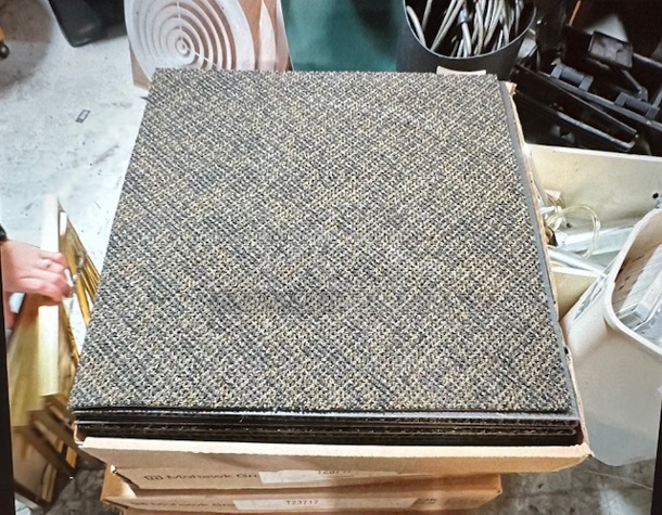 One Lot Of 24X24 Carpet Tiles.