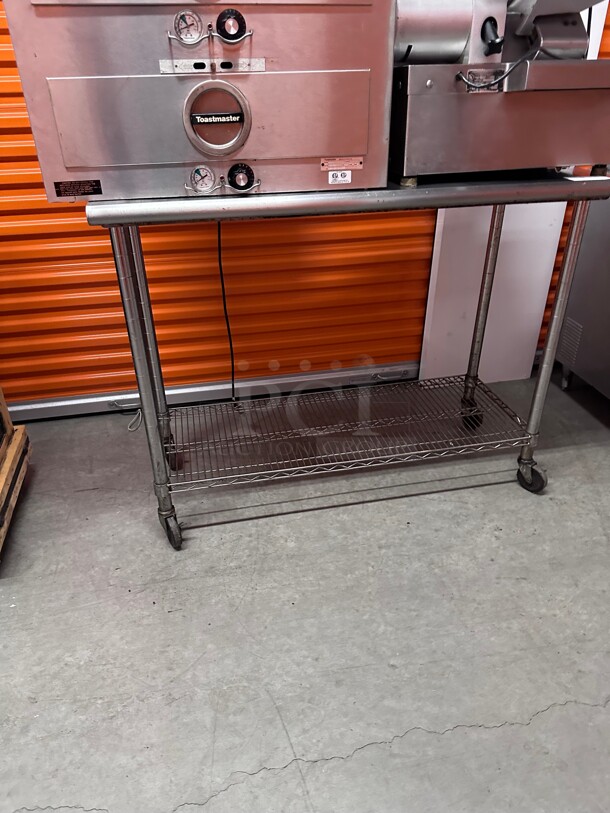 Clean! Heavy Duty Commercial Stainless Steel Table with Casters NSF  - Image 5 of 8