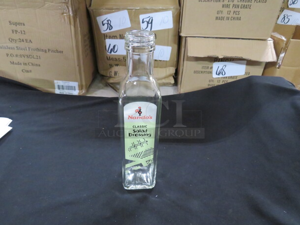 NEW Nando Salad Dressing Glass Bottle. 6XBID - Image 1 of 1