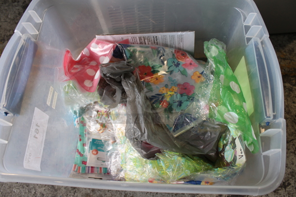 ALL ONE MONEY! Lot of Various Items Including Bags In Clear Bin. - Image 4 of 4