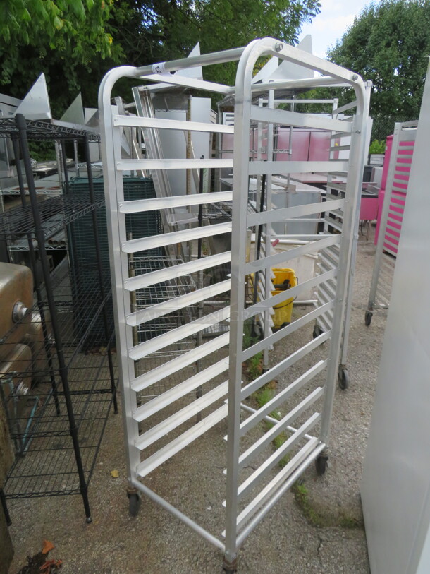 One Aluminum Speed Rack On Casters. 20.5X26X64 - Image 1 of 1