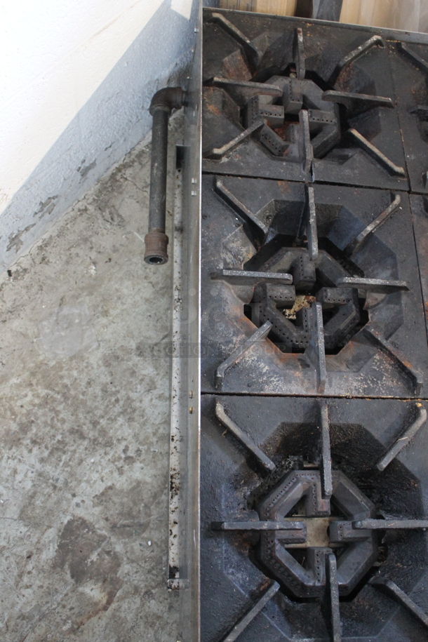 Cecilware Pro HPCP636 Stainless Steel Commercial Countertop Natural Gas Powered 6 Burner Range. - Image 4 of 5