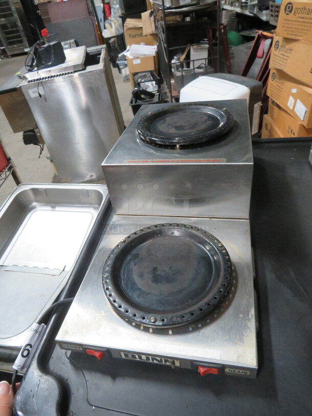 One Bunn Dual Warmer. Model# WL2. 120 Volt.  8X17.5X5. $172.49. - Image 1 of 1