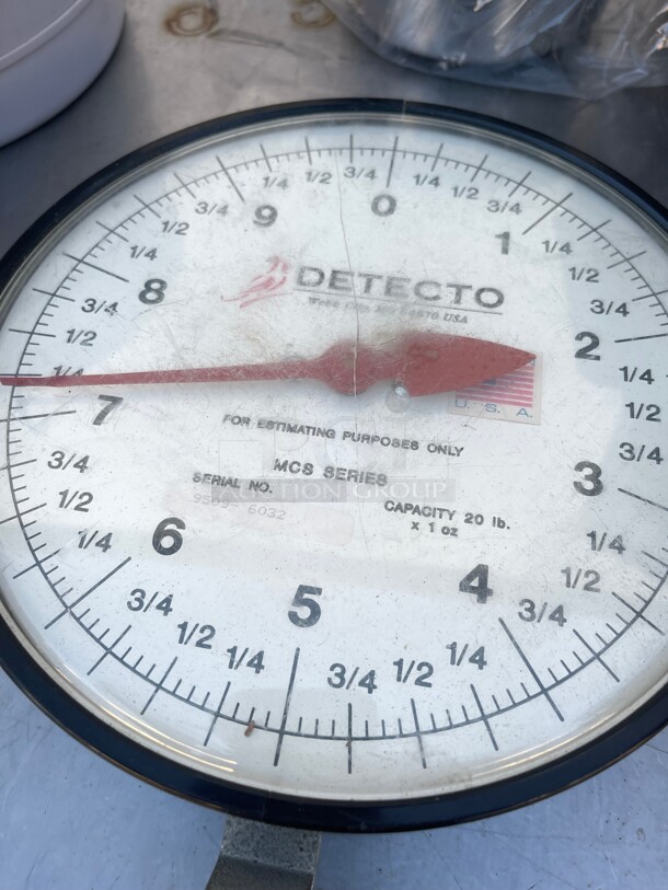 Detecto Commercial Scale 20lb NSF Made in The USA - Image 6 of 6