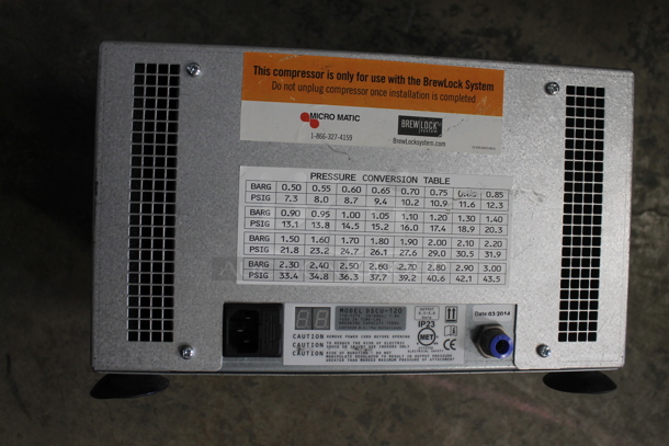 Micro Matic DSCU-120 Compressor. - Image 3 of 4