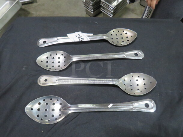 Stainless Steel Perforated  Spoon. 4XBID