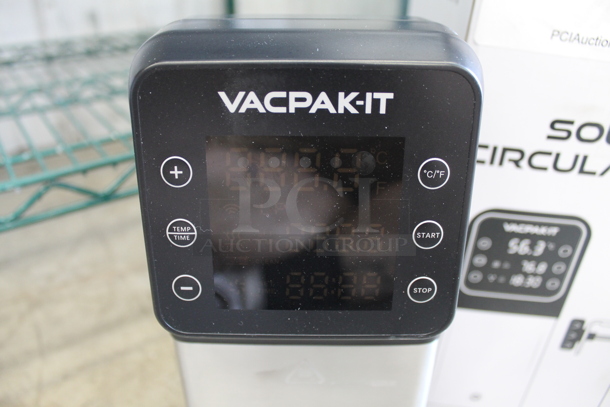 LIKE NEW! Vacpak-it 186SV08 Stainless Steel Commercial 10.5 Gallon Sous Vide Immersion Circulator Head. 120 Volts, 1 Phase. Tested and Working! - Image 2 of 6
