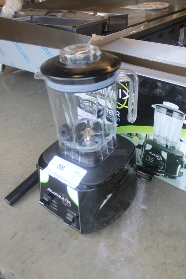 BRAND NEW IN BOX! AvaMix 928BX1000T Metal Commercial Countertop 3 1/2 hp Blender with Toggle Control and 48 oz. Container. 120 Volts, 1 Phase. Tested and Working! - Image 3 of 6