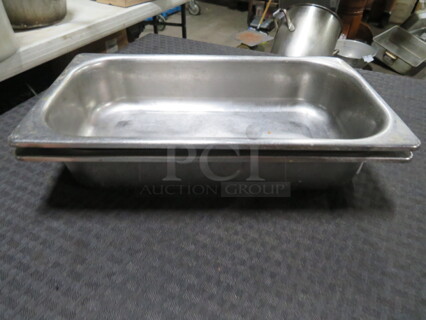 1/3 Size 2.5 Inch Deep  Hotel Pan. 2XBID.