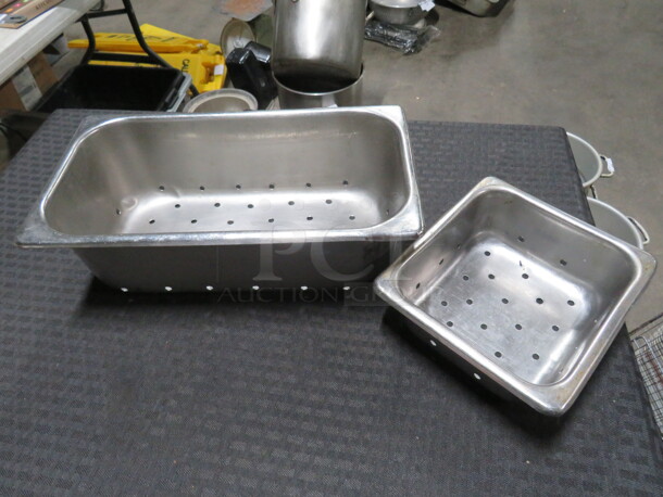 Assorted Size Perforated Hotel Pan. 2XBID - Image 1 of 1