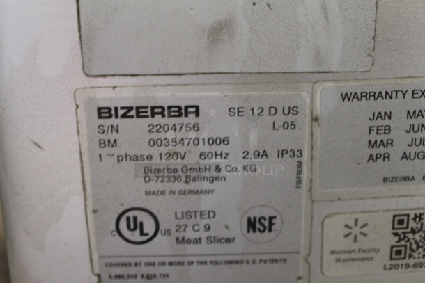 Bizerba SE 12 D US Stainless Steel Commercial Countertop Meat Slicer. 120 Volts, 1 Phase. Tested and Does Not Power On - Image 4 of 6