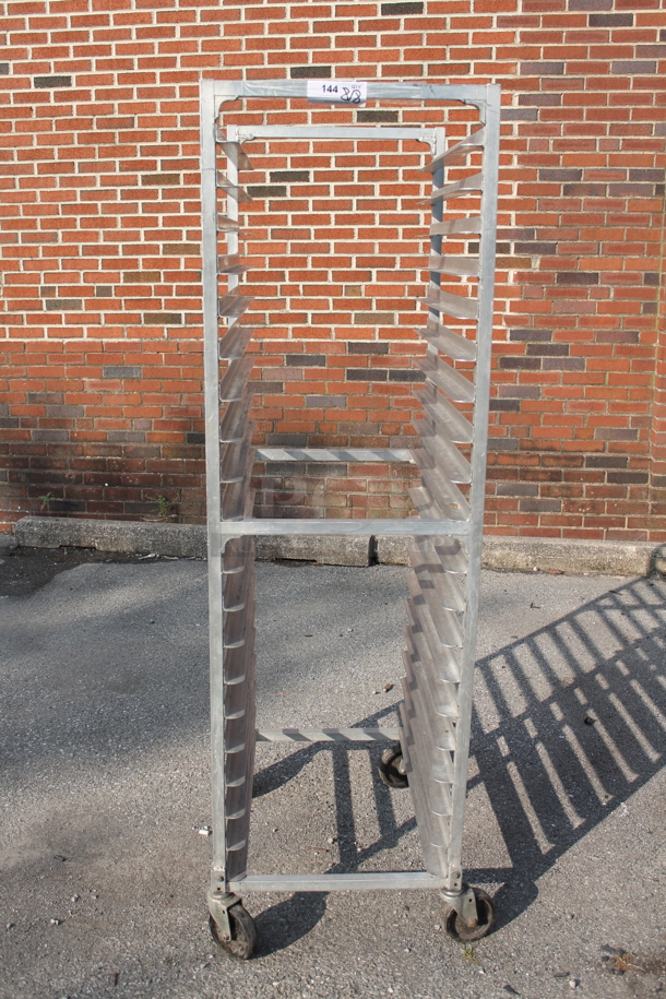 Metal Commercial Pan Transport Rack on Commercial Casters. - Image 1 of 2