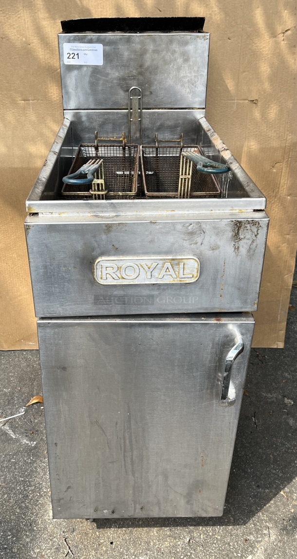 Royal Deep Fryer, 35-40 Lb.