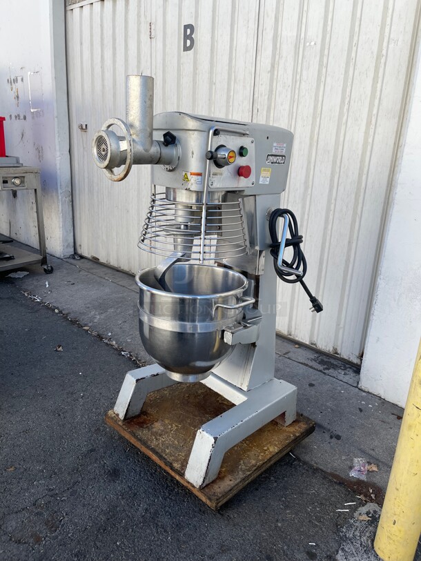 Uniworld UPM-30HLET Commercial Planetary Mixer Dough Mixer With Bowel Guard NSF 220 Volt 1 Phase