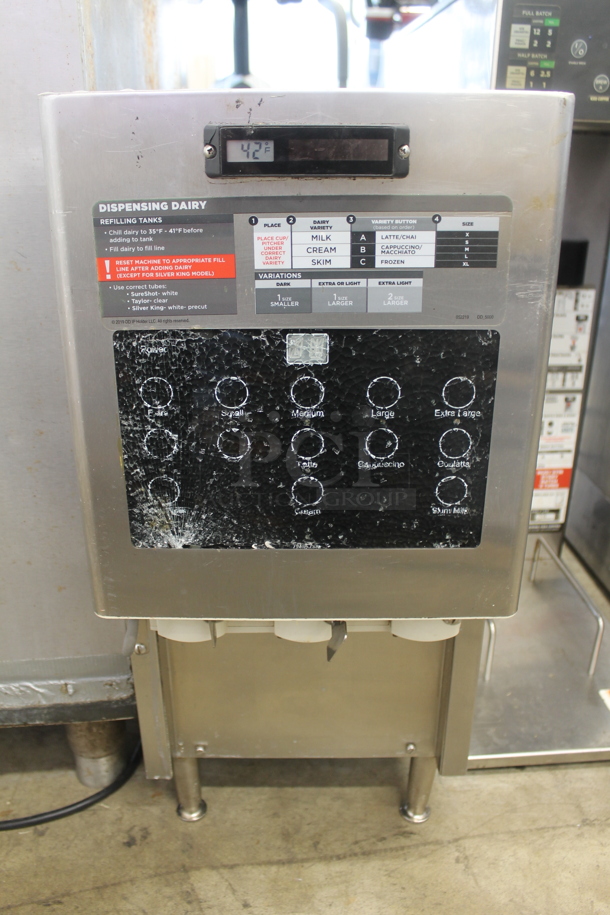 Taylor C005-12 Stainless Steel Commercial Countertop Dairy Dispenser. 120 Volts, 1 Phase. Tested and Powers On But Does Not Get Cold - Image 1 of 5