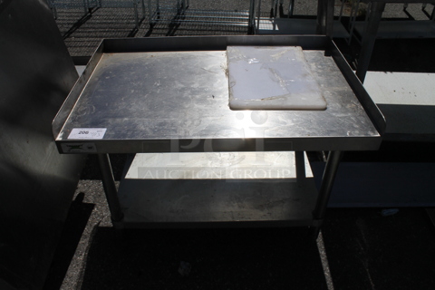 Stainless Steel Commercial Equipment Stand w/ Under Shelf.