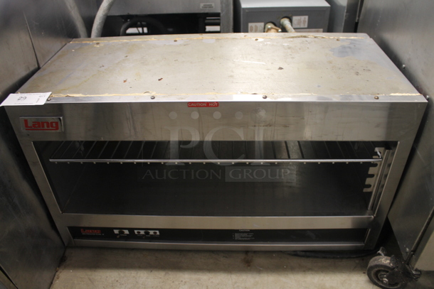 Lang 36CMWTF-208V Stainless Steel Commercial Electric Powered Cheese Melter. 208 Volts.