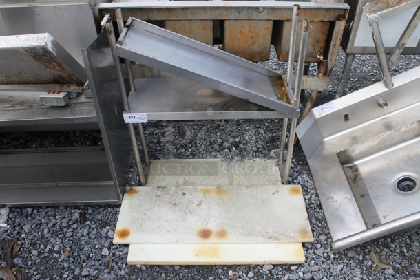 ALL ONE MONEY! Lot of Stainless Steel 2 Tier Over Shelf and Panels - Image 1 of 3