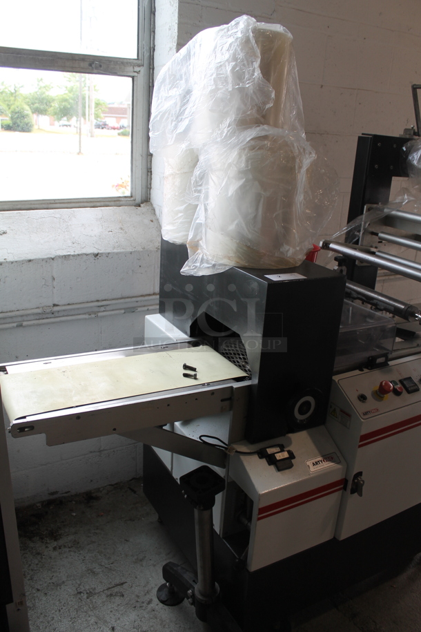 Arty Pac ARTY 75H Stainless Steel Commercial Floor Style High Speed Horizontal Flow Wrapper on Commercial Casters. 230 Volts, 1 Phase. - Image 2 of 10