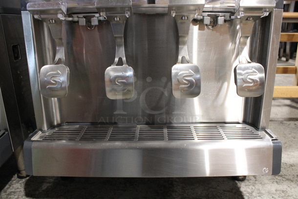 2018 Crathco Model CS-4E/2D/3D-16 Stainless Steel Commercial Countertop 4 Hopper Refrigerated Drink Machine. 120 Volts, 1 Phase. 21x18x28. Tested and Working! - Image 3 of 8