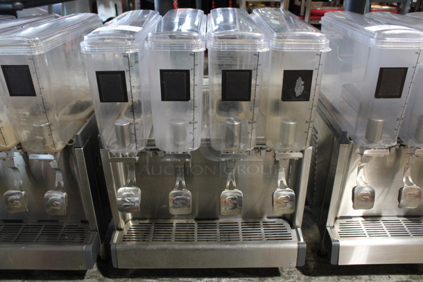 2018 Crathco Model CS-4E/2D/3D-16 Stainless Steel Commercial Countertop 4 Hopper Refrigerated Drink Machine. 120 Volts, 1 Phase. 21x18x28. Tested and Working! - Image 1 of 8