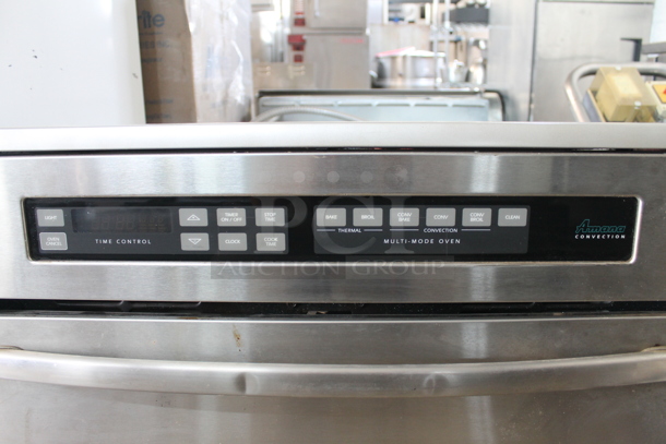 Amana AOCS3040SS Stainless Steel Commercial Electric Powered Oven. 120/208-240 Volts.  - Image 3 of 9