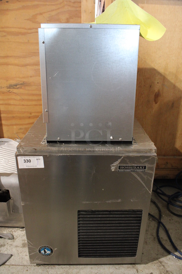 BRAND NEW Hoshizaki Model F-1000MRF-C Stainless Steel Commercial Ice Machine Head w/ Remote Compressor. 208-230 Volts, 1 Phase. 22x28x25, 22x16x18 - Image 1 of 7