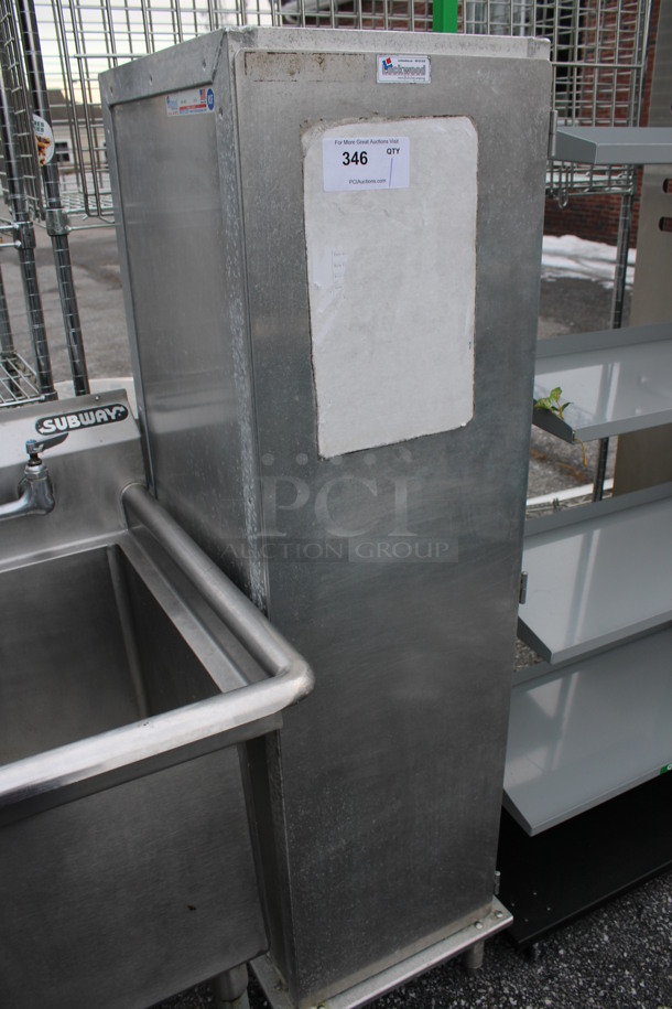 Lockwood Metal Commercial Enclosed Pan Rack. 18x22x61.5 - Image 2 of 4