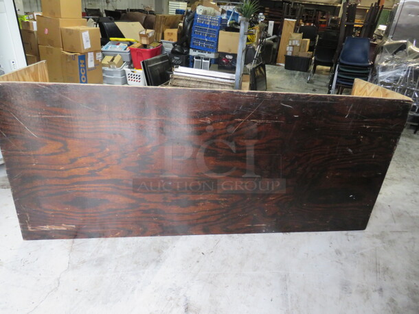 One  Wooden Table Top. 90X38X25.  - Image 1 of 1