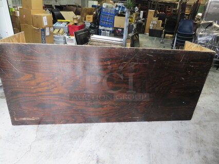 One  Wooden Table Top. 90X38X25. 