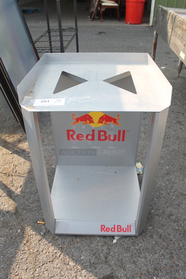 Red Bull Stainless Steel Display Shelf